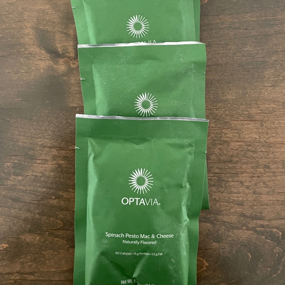 4 Optavia Spinach Pesto Mac and Cheese
